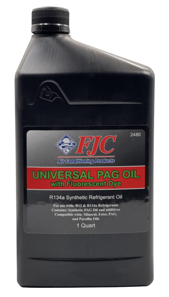 2480 FJC Universal PAG Oil with Fluorescent Dye Quart FJC