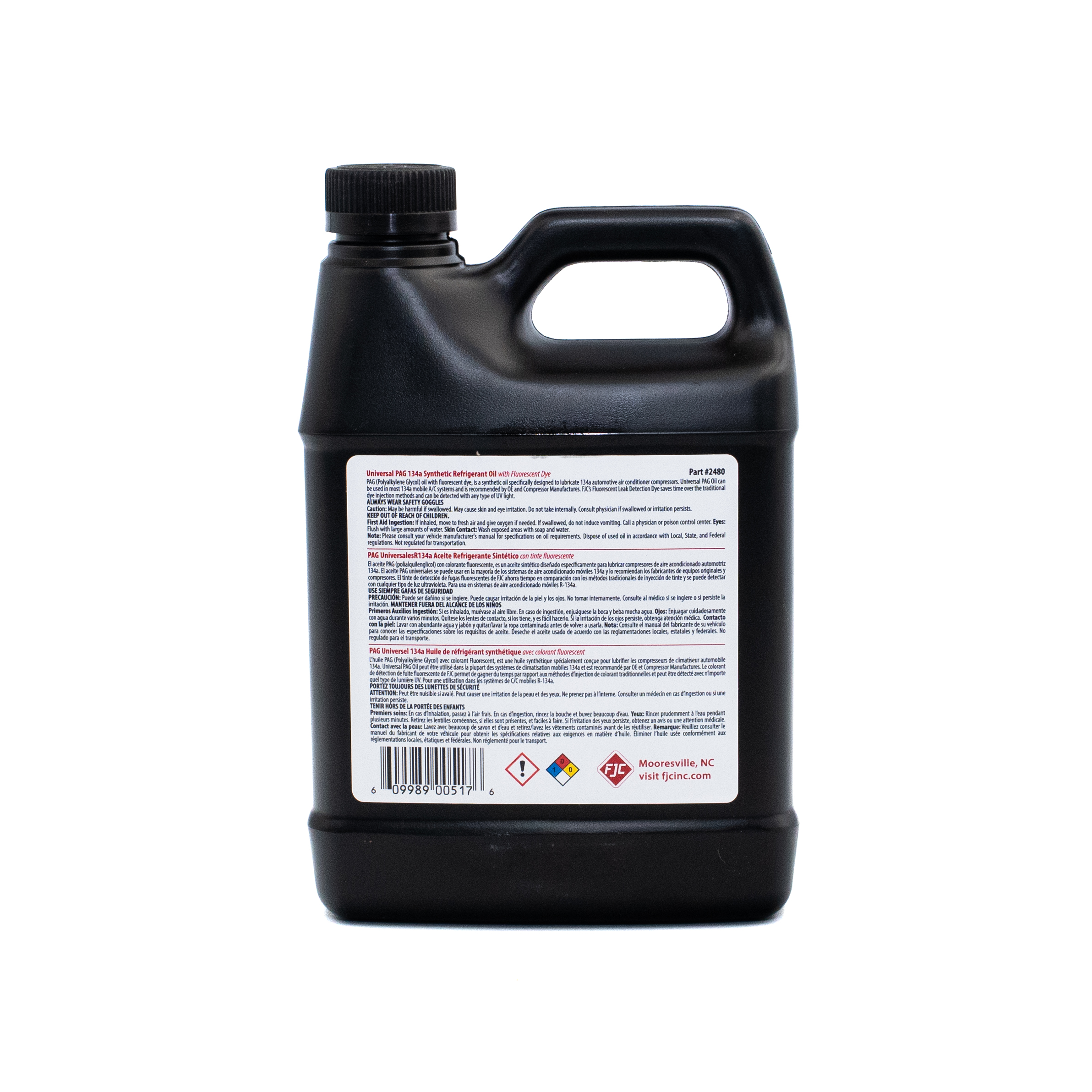 2480 FJC Universal PAG Oil with Fluorescent Dye Quart - Image 4