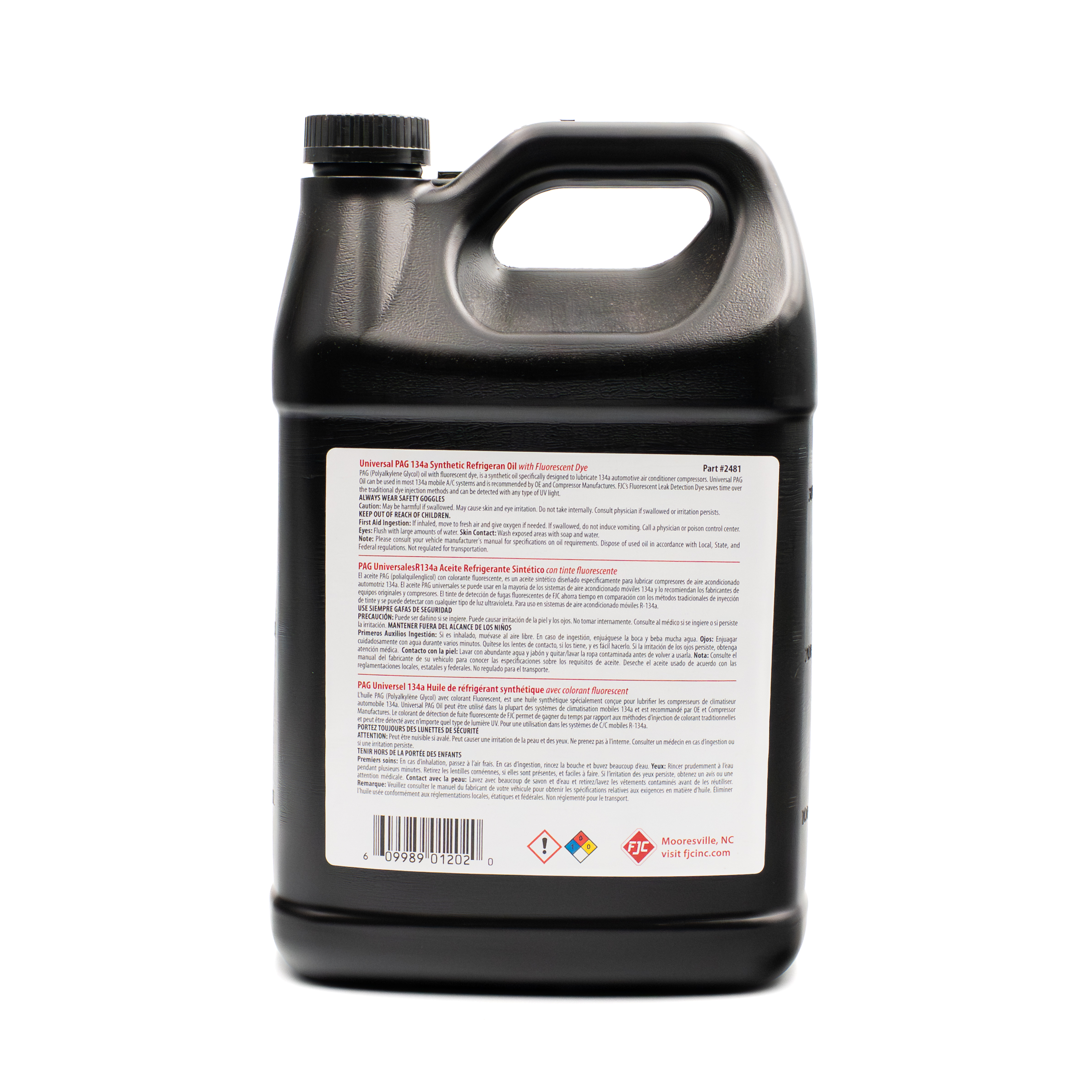 2481 FJC Universal PAG Oil with Fluorescent Dye Gallon – FJC