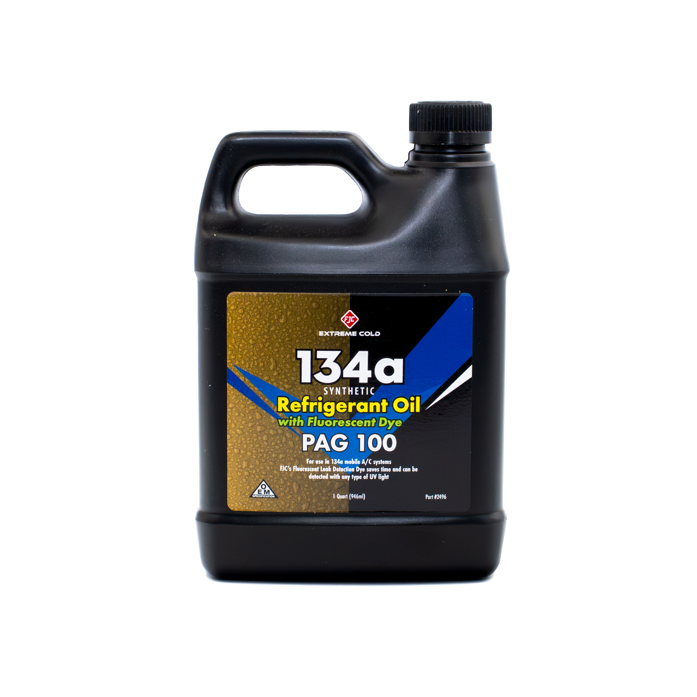 2496 PAG Oil 100 with UV Dye Quart – FJC