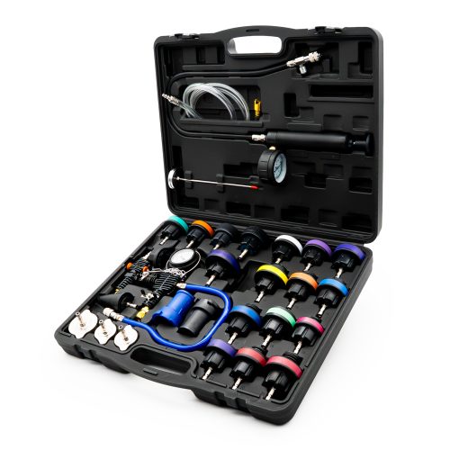 43664 Deluxe Radiator and Radiator Cap Pressure Test Kit with Air Lift