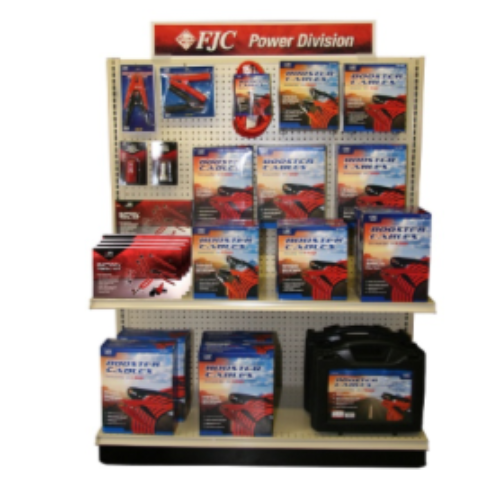 53974  4 foot Booster Cable and Battery Service Display