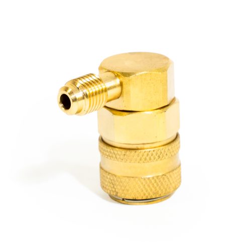 6009 R-134a 90 Degree Quick Coupler 1/4 HS