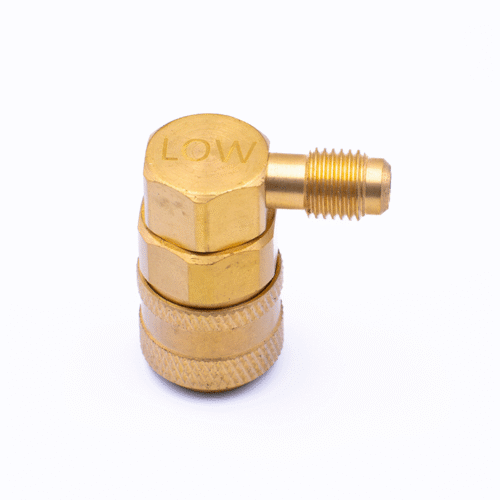 6010 R-134a 90 Degree Quick Coupler 1/4 LS