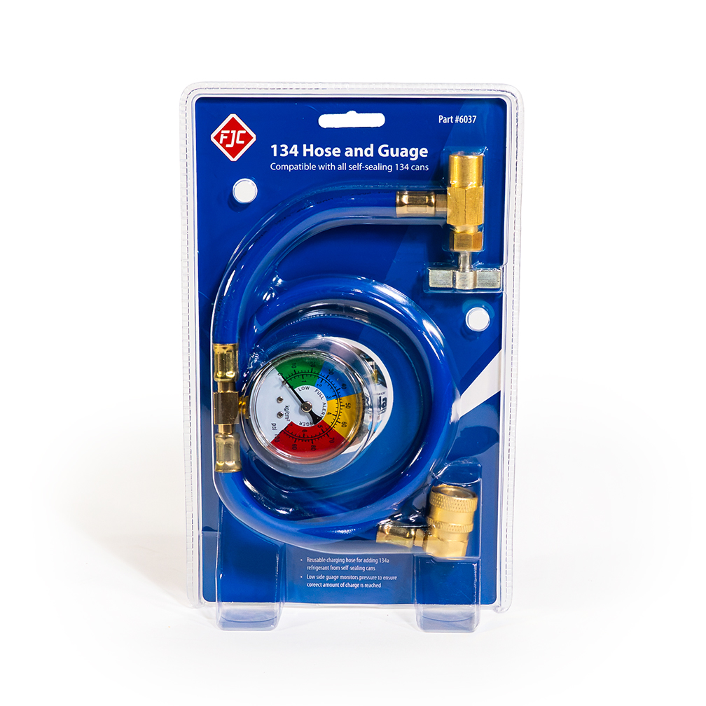 6037 R-134a U-Charge Hose and Gauge for Self-sealing Valve Cans - Image 7