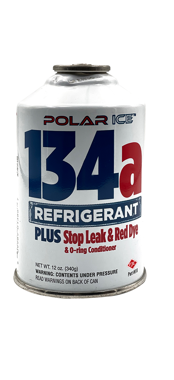 618 134a PLUS Leak Stop with Red Dye – 12oz – FJC