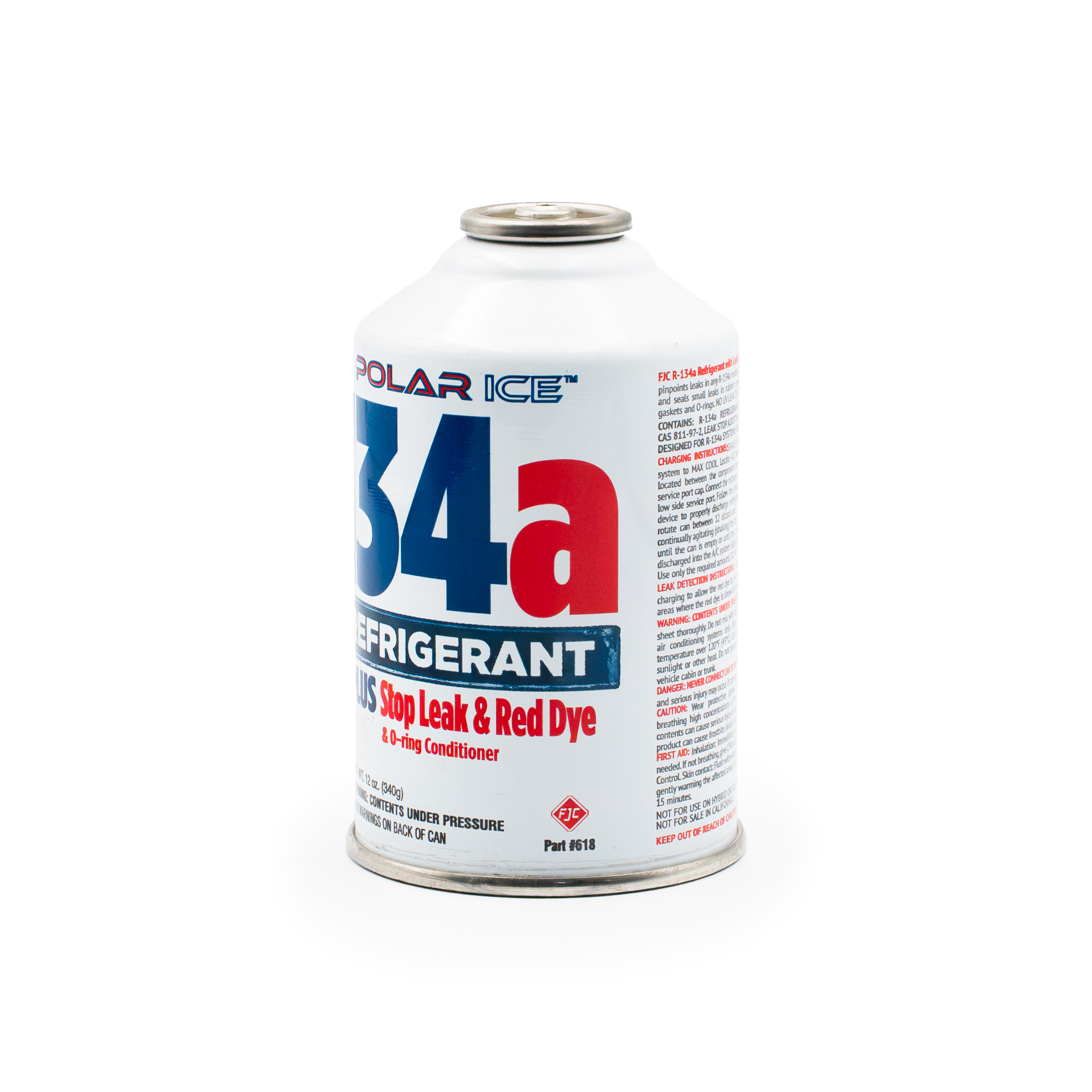 618 134a PLUS Leak Stop with Red Dye - 12oz - Image 3