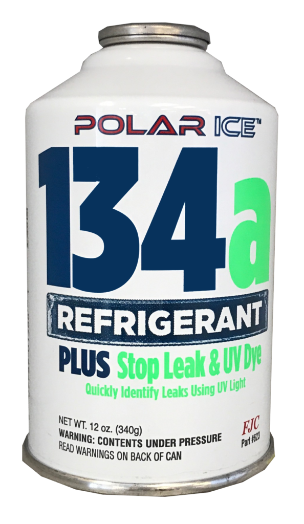 623 134a PLUS Leak Stop & UV Dye 12 oz FJC Inc