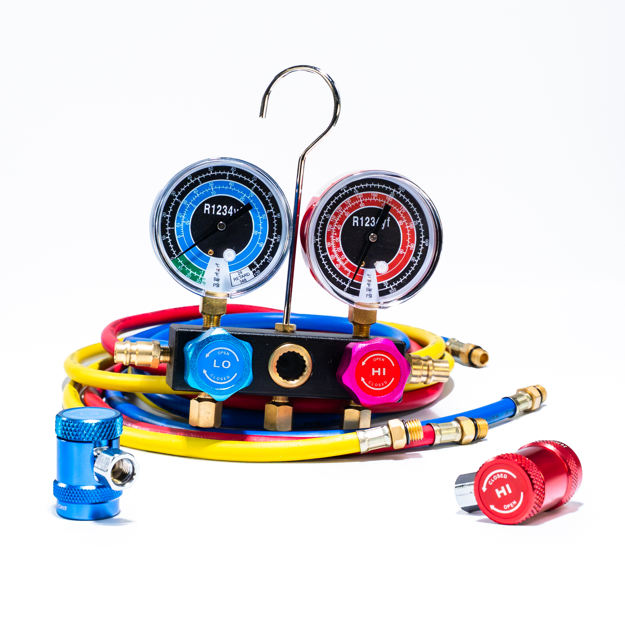 6852 R-1234yf Aluminum Manifold Gauge Set
