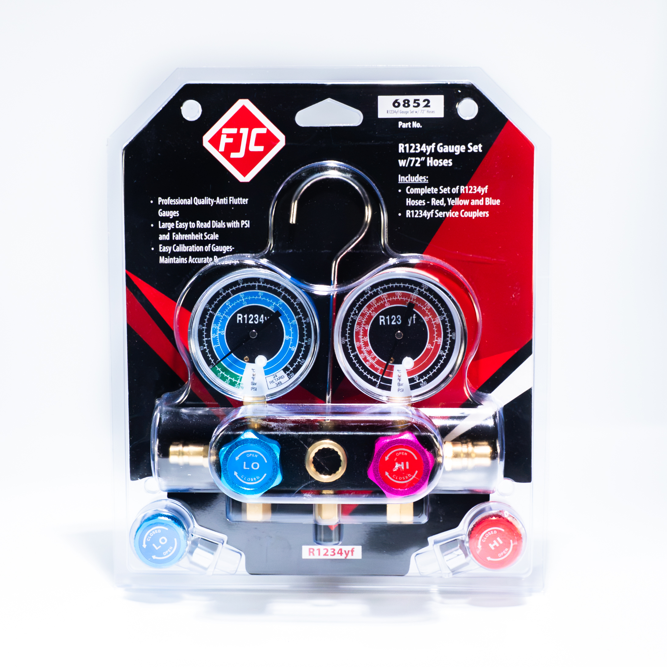 6852 R-1234yf Aluminum Manifold Gauge Set - Image 6