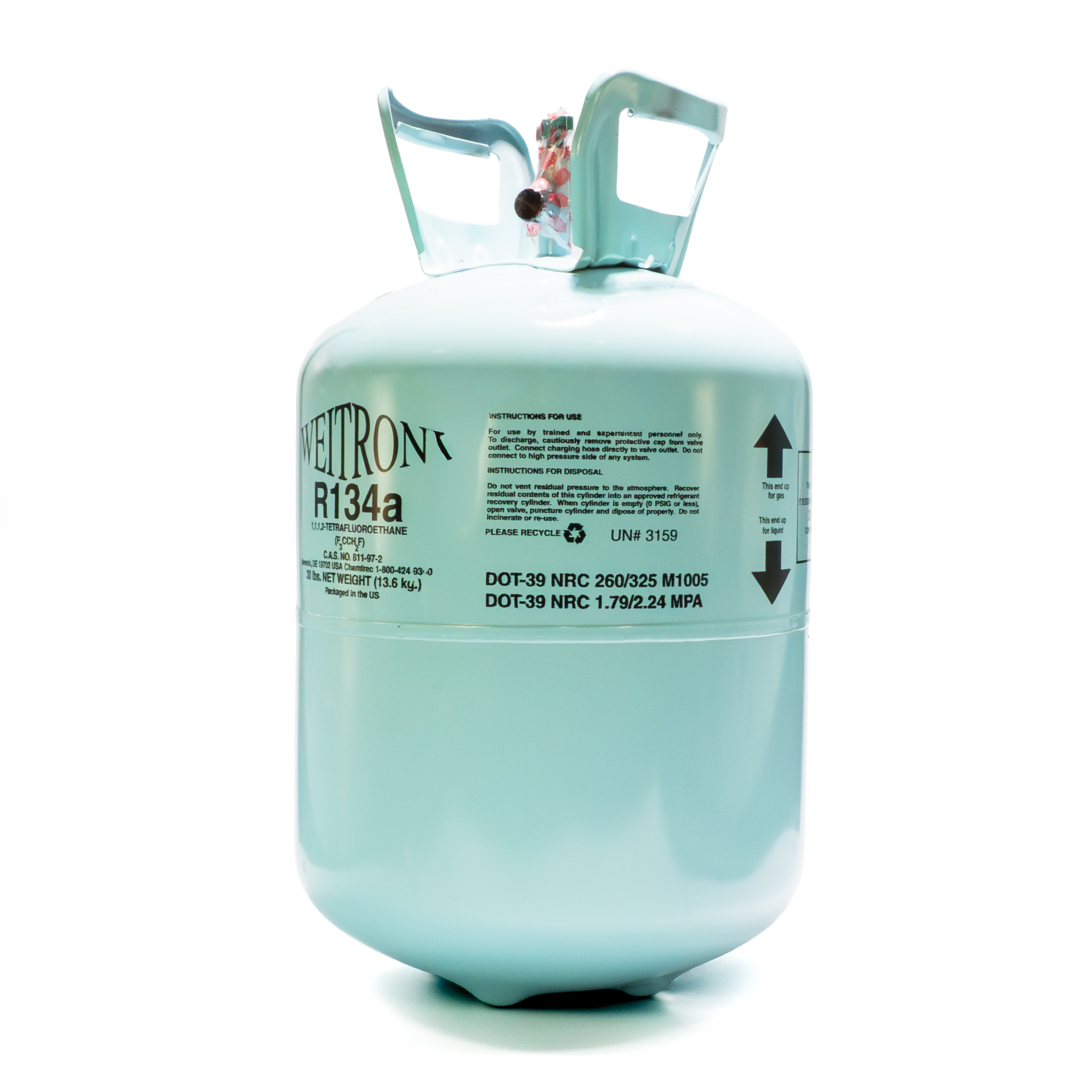 690 Automotive Refrigerant R-134a 30lb cylinder – FJC