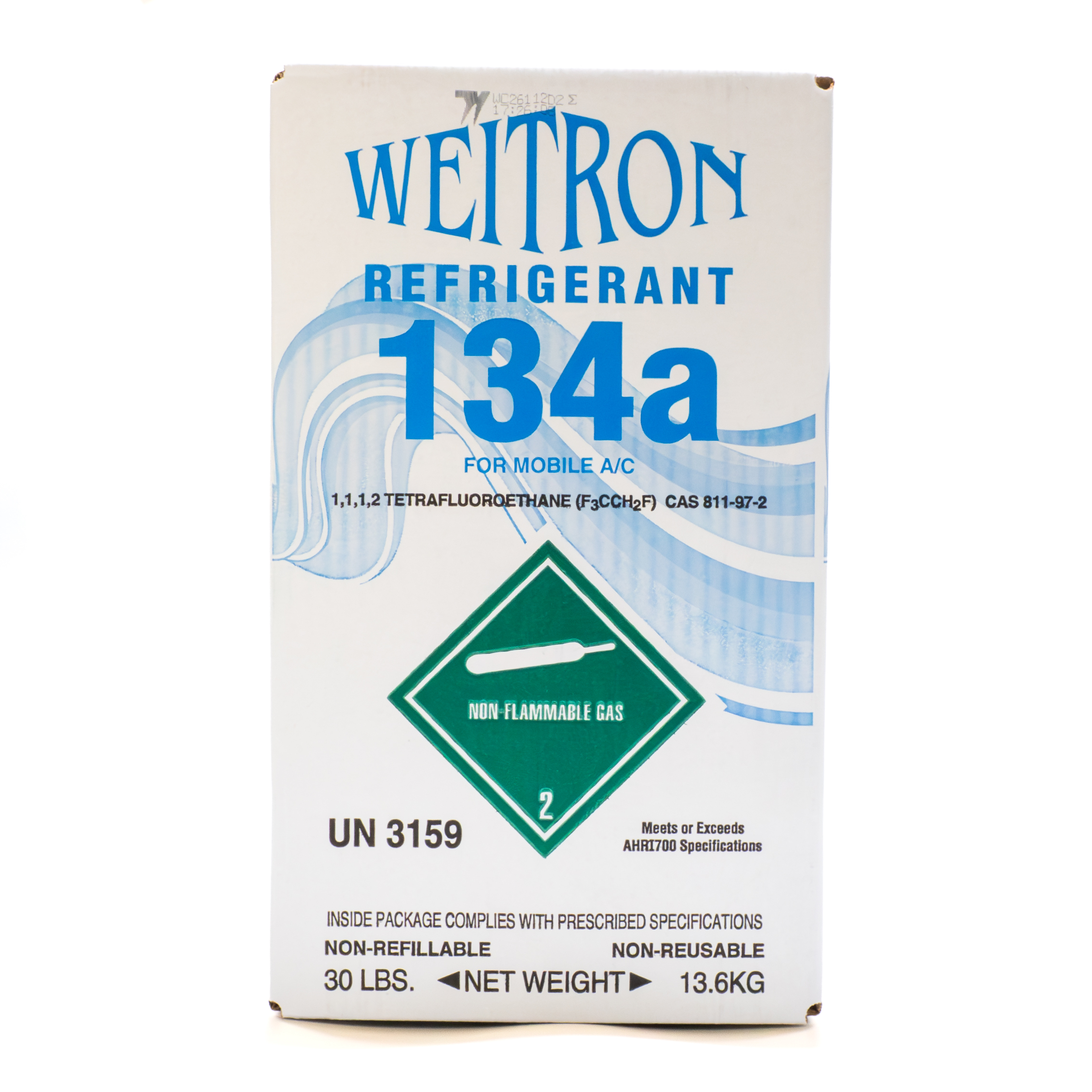 690 Automotive Refrigerant R-134a 30lb cylinder – FJC