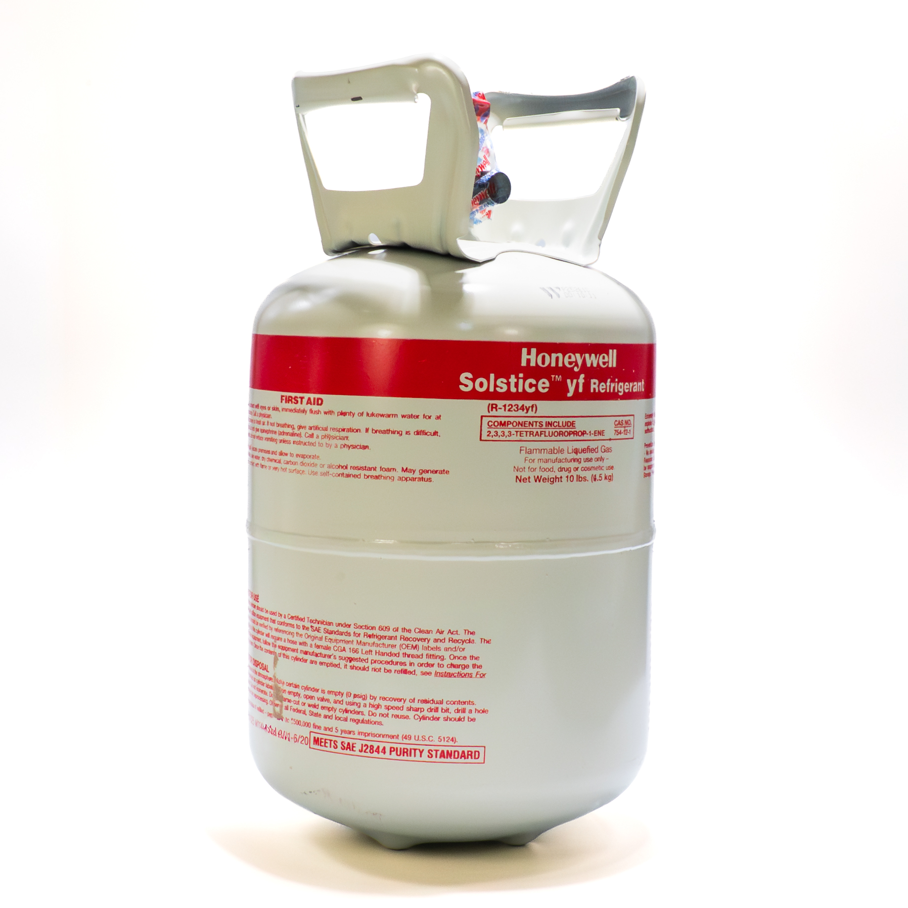 697 R-1234yf Refrigerant 10lb Cylinder – FJC