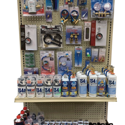9203 3-foot Refrigerant and Accessories Endcap Assortment