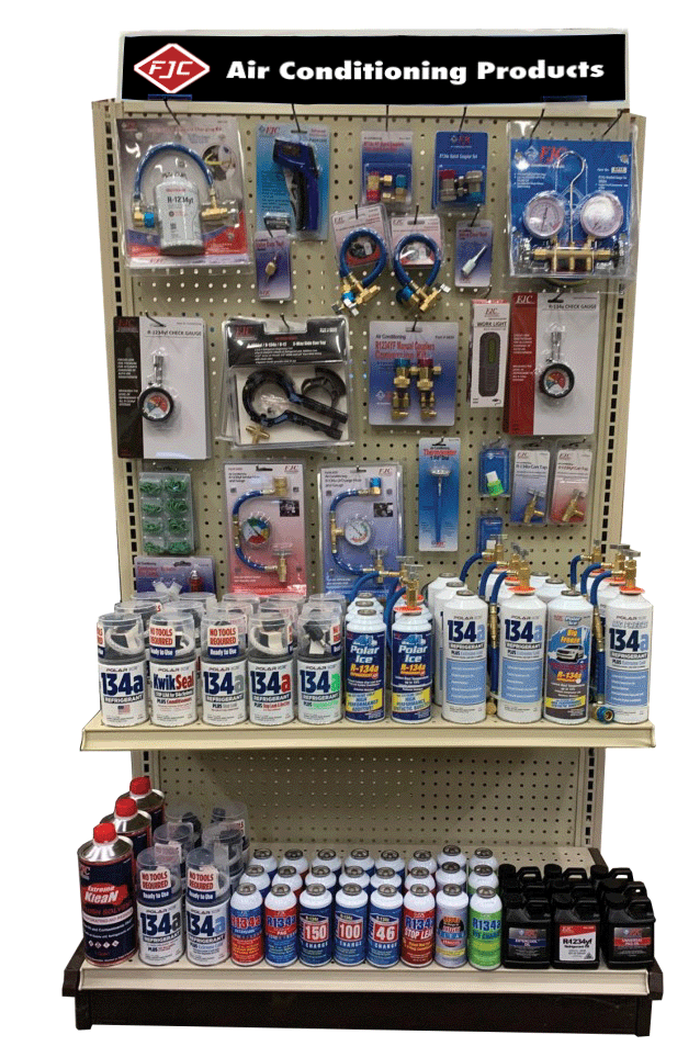 9203 3-foot Refrigerant and Accessories Endcap Assortment