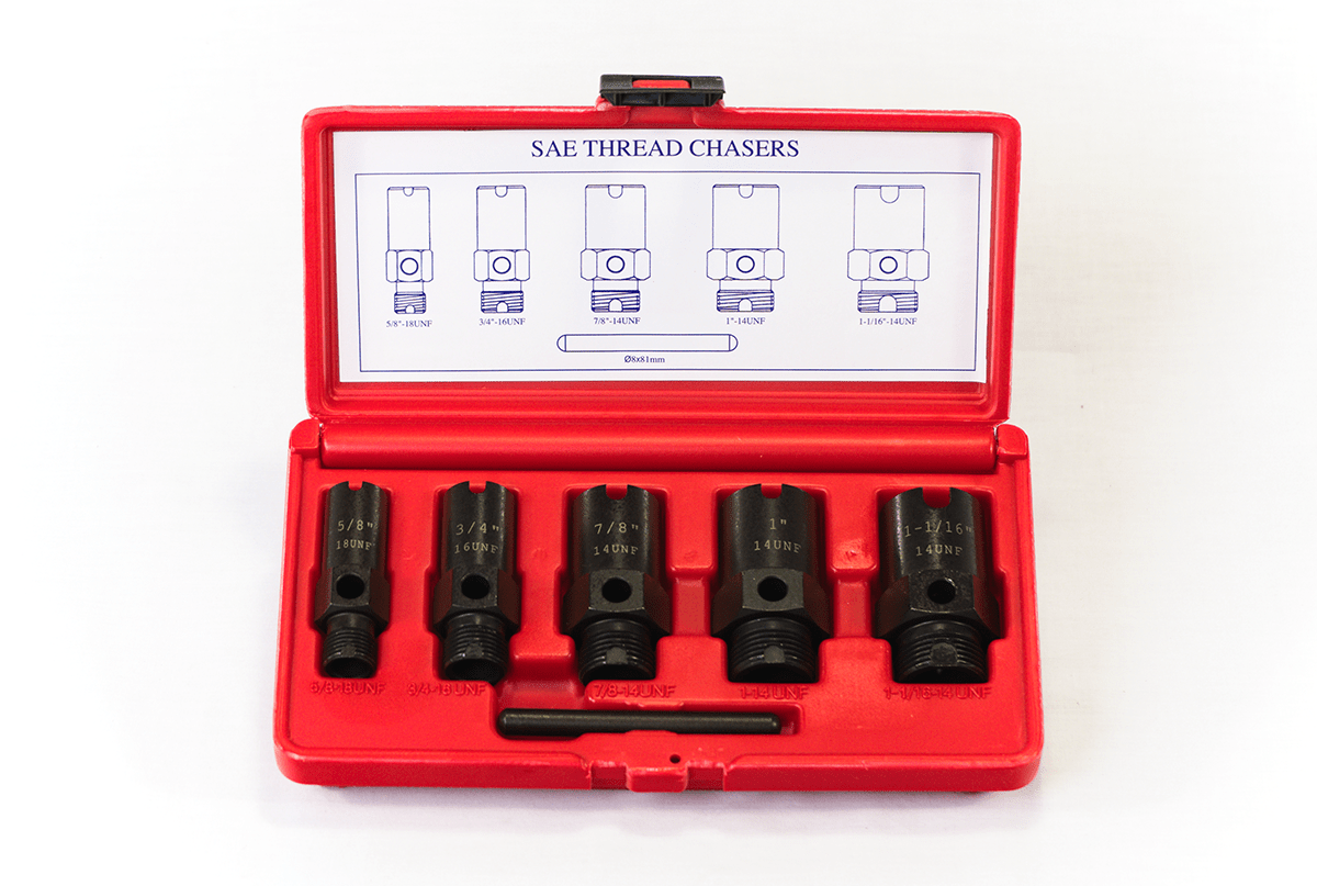 2754 Condenser and Evaporator Thread Chaser Set