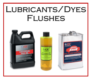LUBRICANTS/DYES/FLUSHES