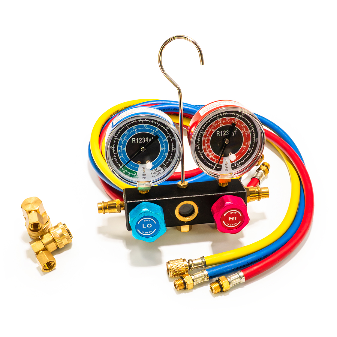 6851 R-1234yf Aluminum Manifold Gauge Set with Quick Couplers