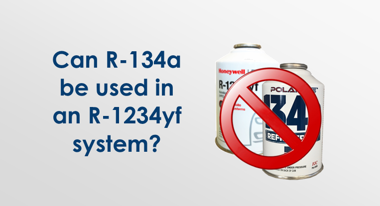 Can I Use R-134a in an R-1234yf system?