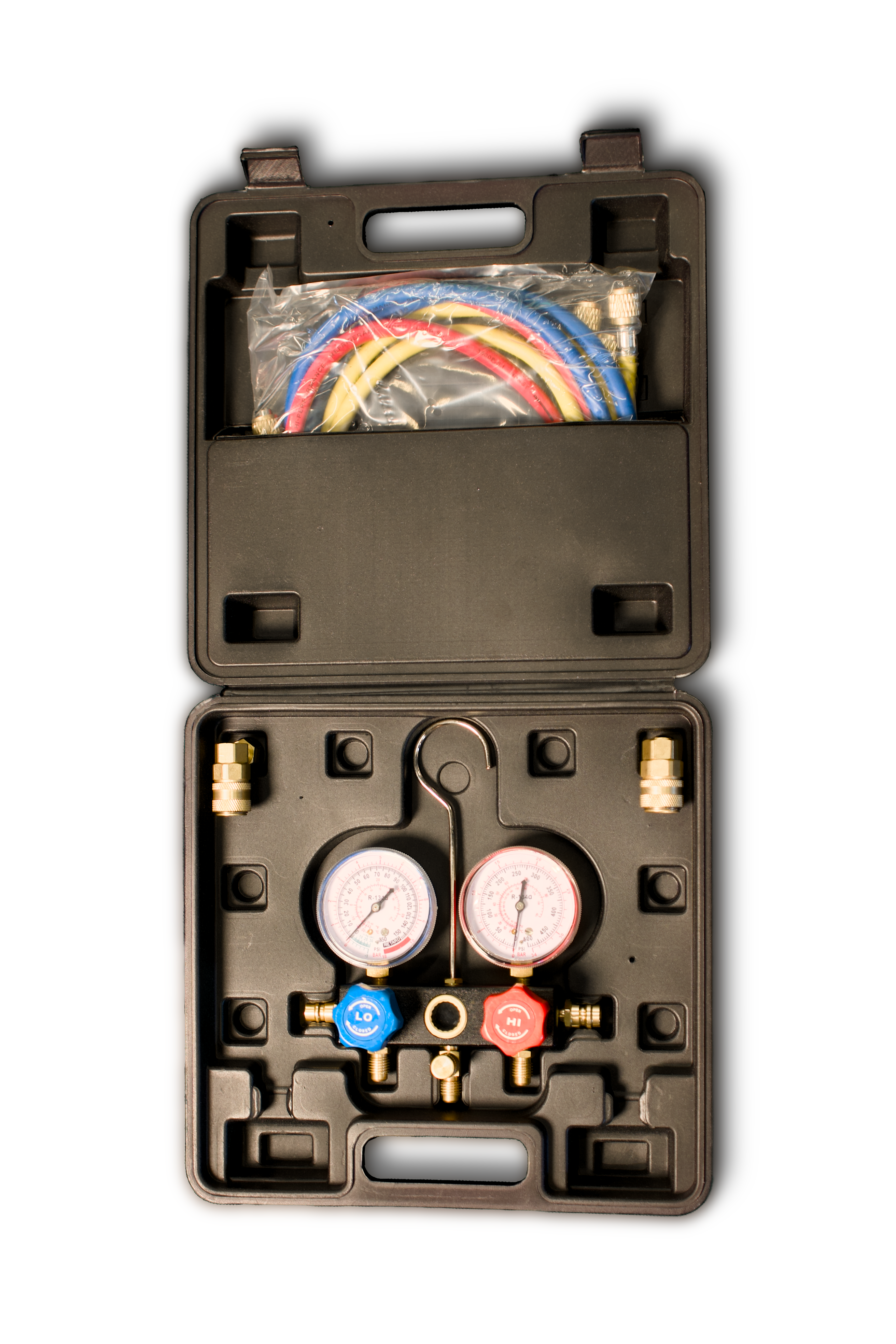 6760SPC60 R-134a Aluminum Manifold Gauge Set in 60" Case